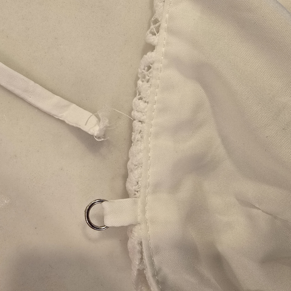 Astr White Flowery Lace Midi Dress Size Medium Nwot, Has One Very Small Flaw - Picture 16 of 16